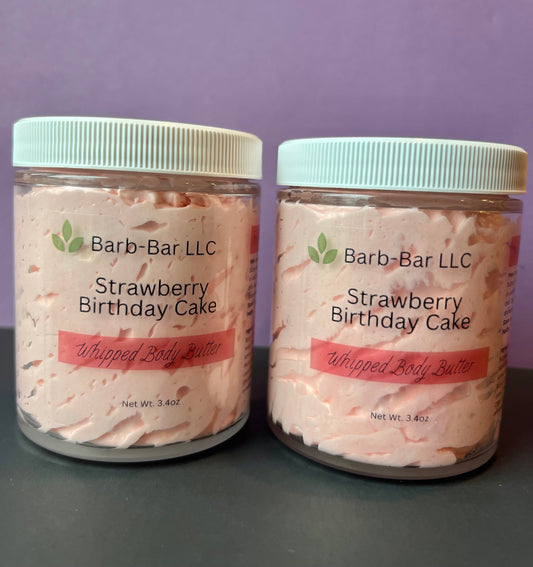 Body Butter Strawberry Birthday Cake